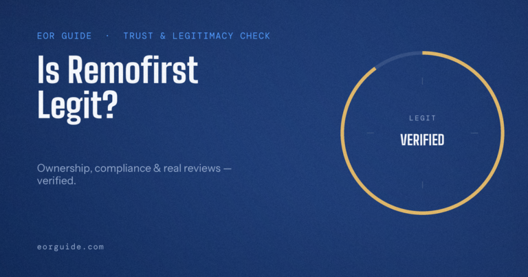 Is Remofirst legit — 2026 legitimacy and trust verification badge